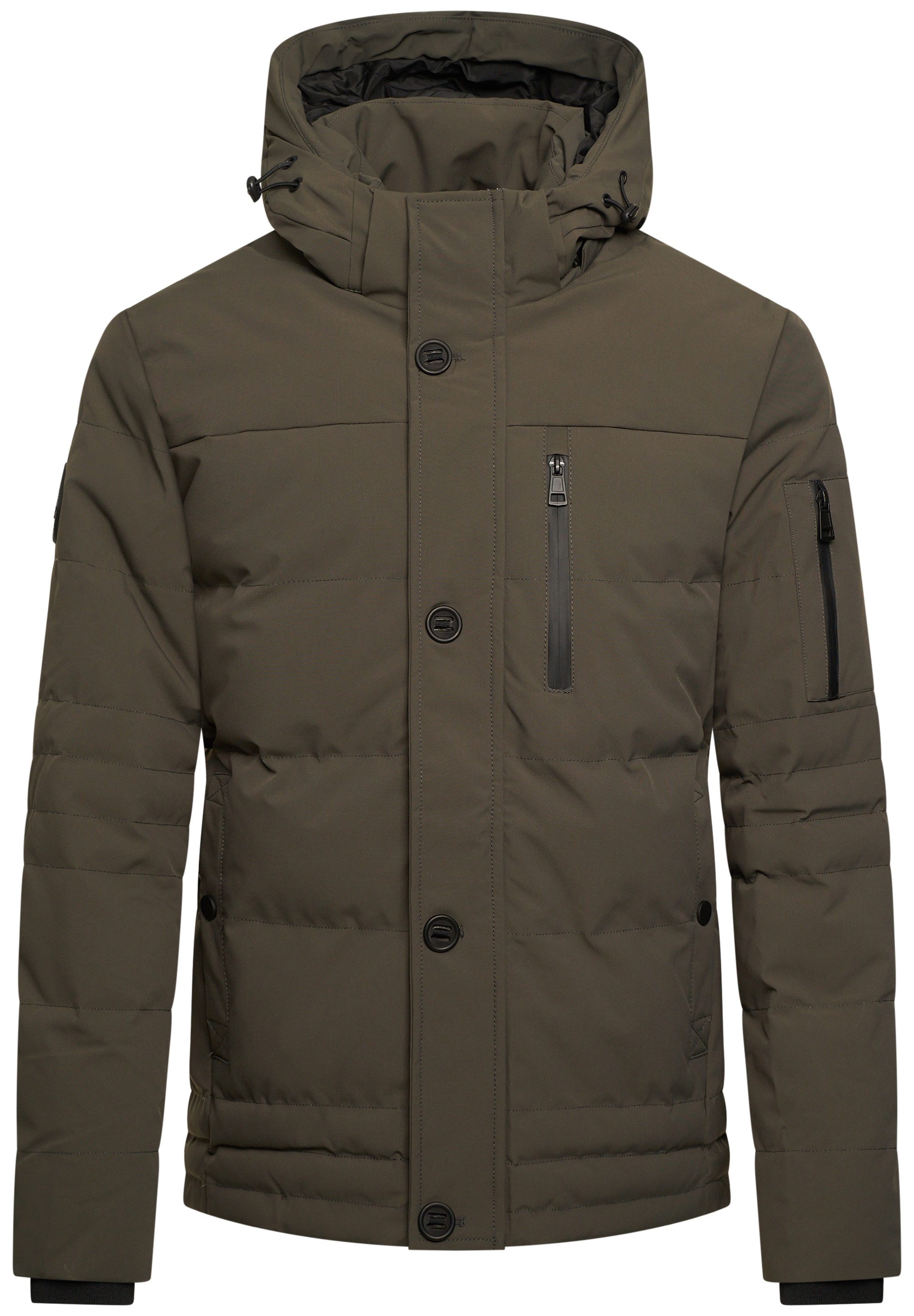 OneRedox Winterjacke ORPAAMIUT Herren warme Pufferjacke Steppjacke Windbrea günstig online kaufen