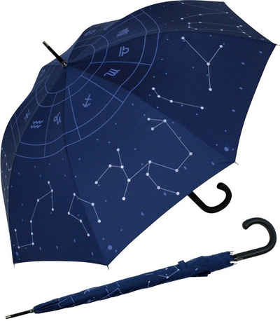 iX-brella Langregenschirm Motiv-Design Damen Automatik-Stockschirm bedruckt, bedruckt