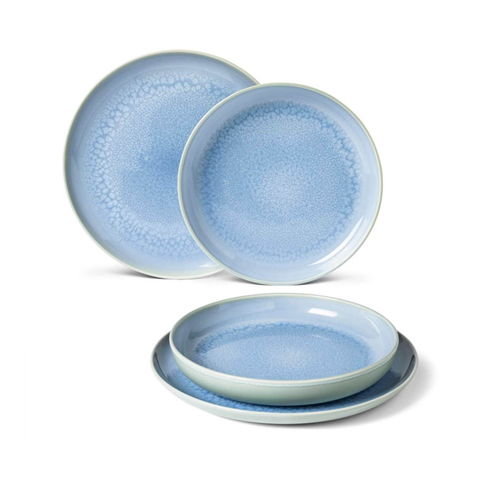 like. by Villeroy & Boch Tafelservice Crafted Blueberry Tafel-Set 4er Set (4-tlg), 2 Personen, Porzellan