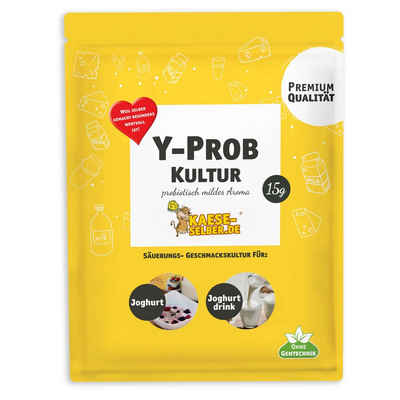 KAESE-SELBER.DE Back-Set Y-Prob Joghurtkulturen 15g probiotisch, Joghurt selber Machen, Ferment, (1-tlg)