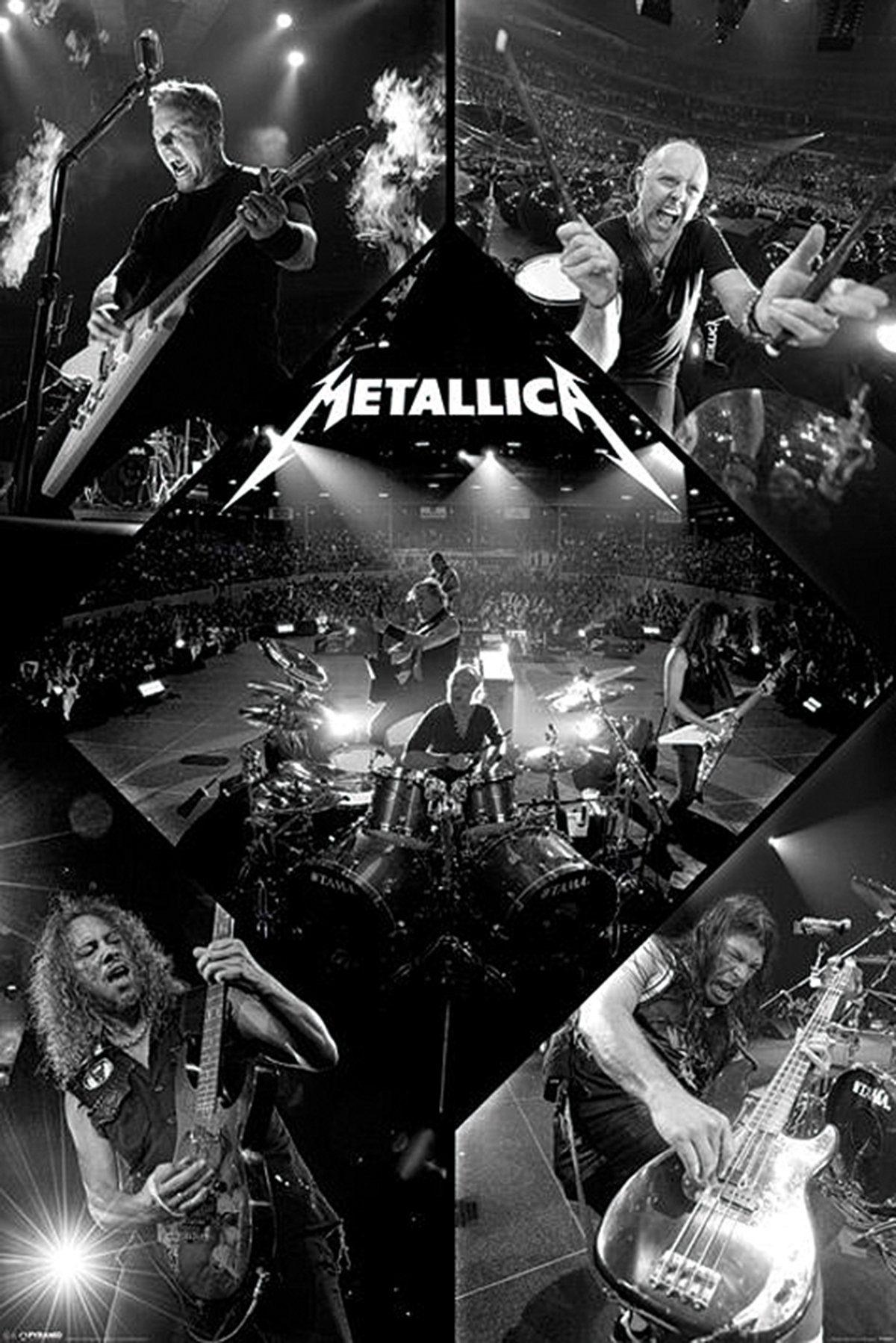 Close Up Poster Metallica Poster 3erSet günstig online kaufen