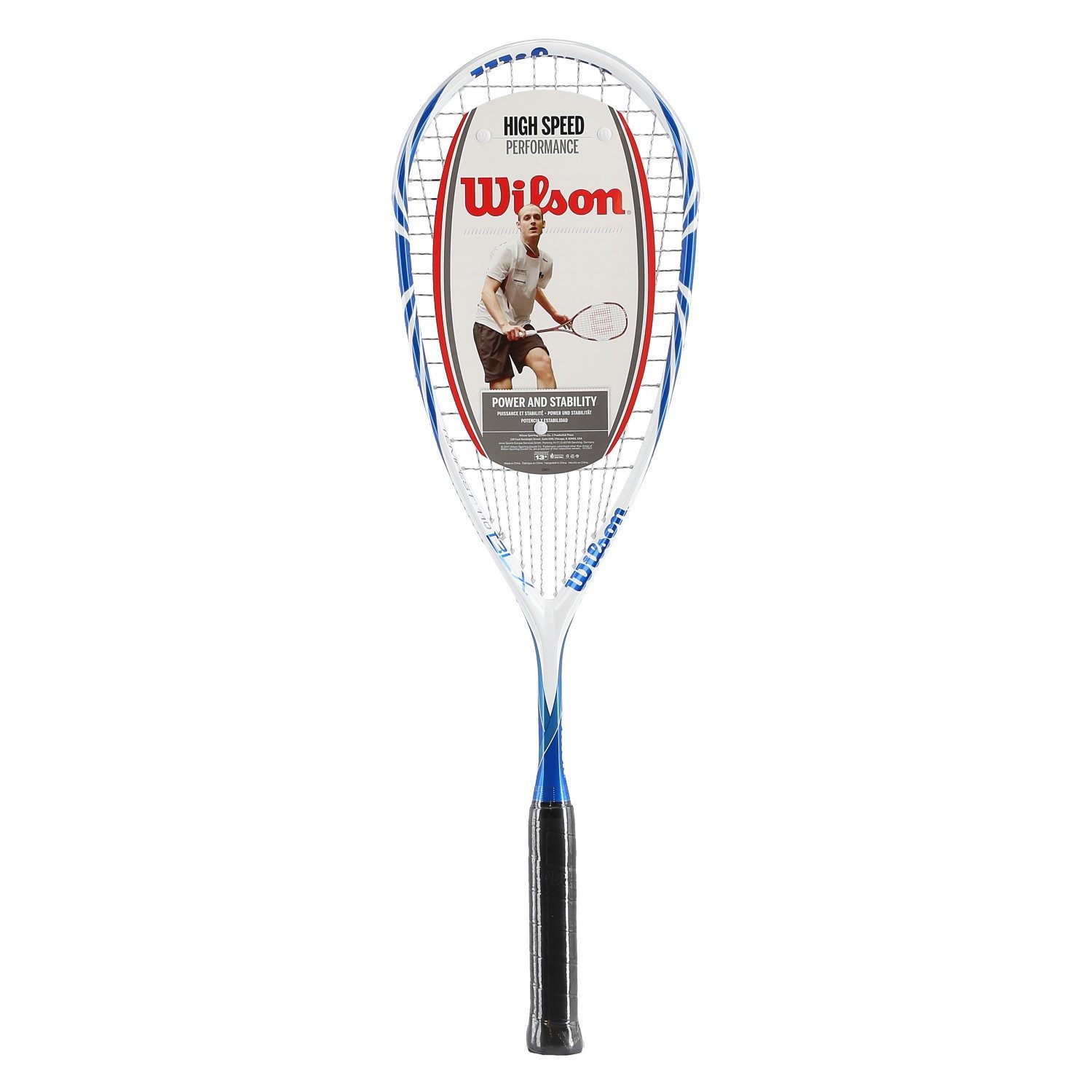 Wilson Squashschläger BLX Tempest (110g/ sehr kopflastig) - besaitet