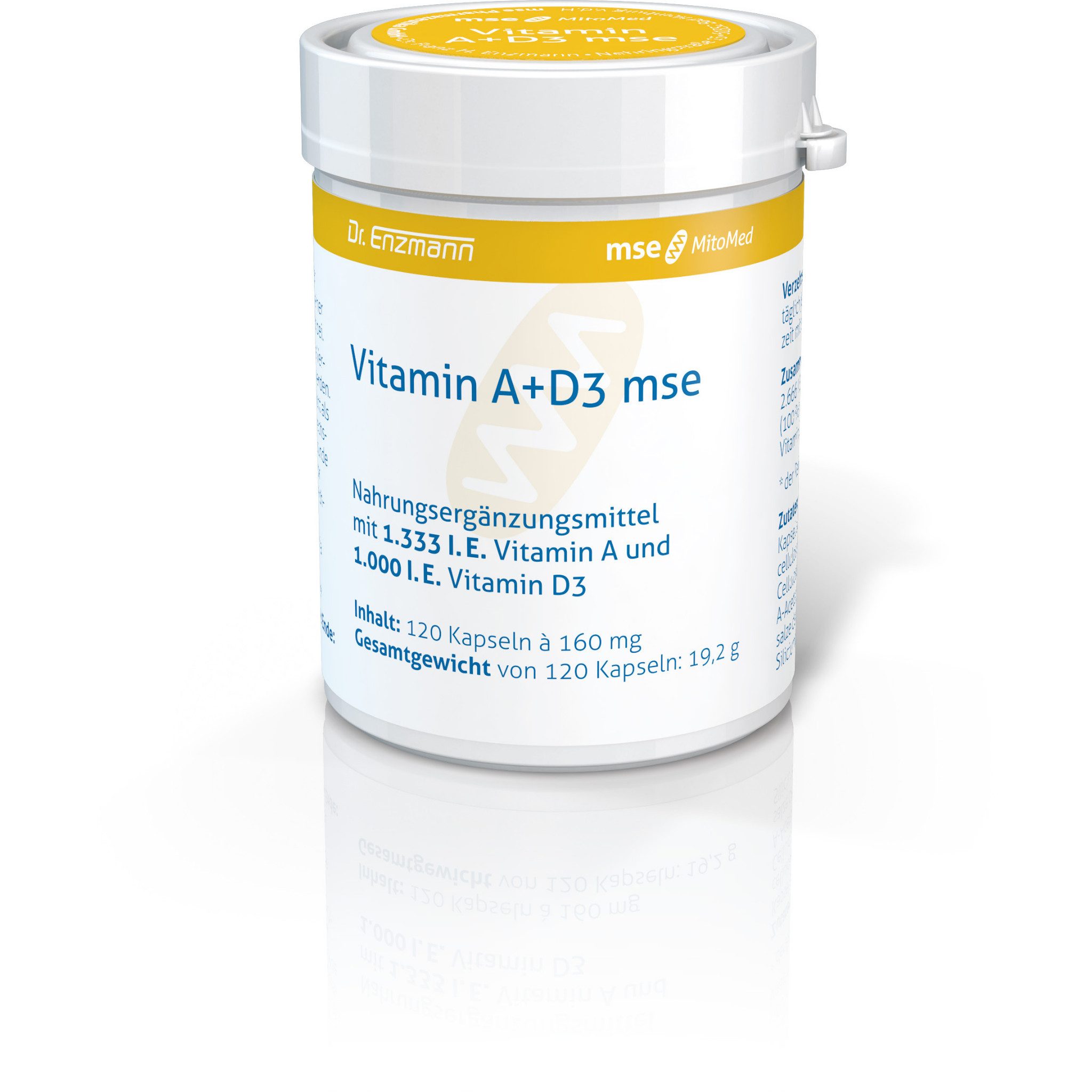 MSE Pharmazeutika GmbH Vitamin A+D3 mse Kapsel (pflanzliche HPMC-Kapsel)