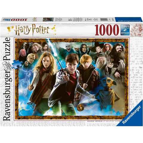 Ravensburger Puzzle Der Zauberschüler Harry Potter, 1000 Puzzleteile, Made in Germany, FSC® - schützt Wald - weltweit