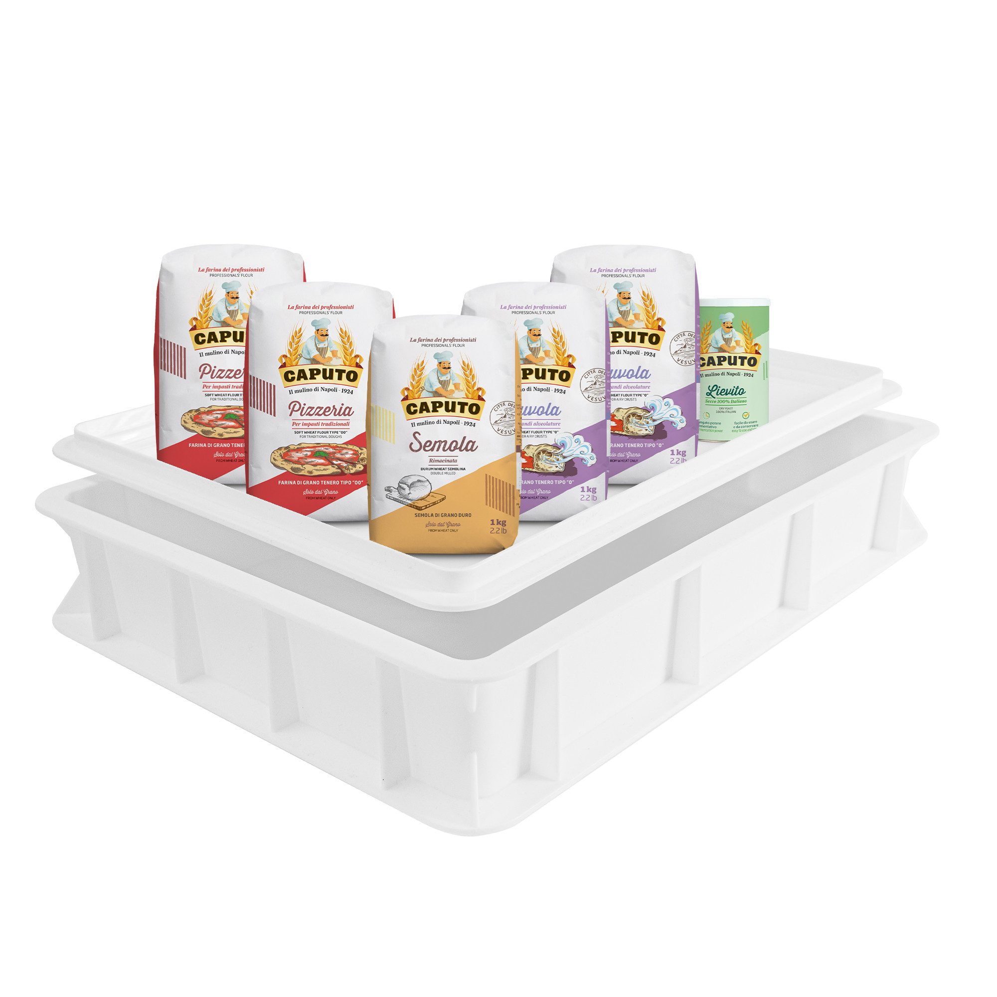 Pizza Lover Aufbewahrungsbox Pizza Starter Kit Medio Pizzaballenbox mit Dec günstig online kaufen