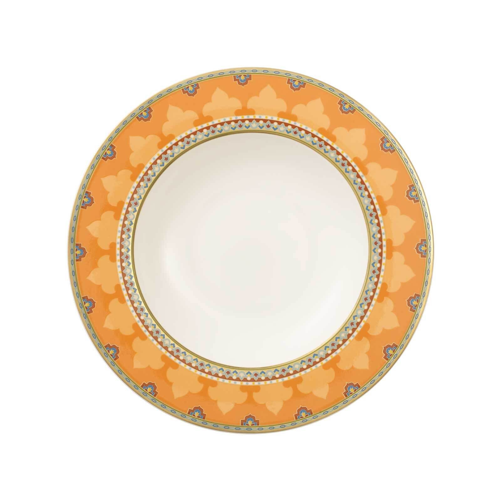 Villeroy & Boch Suppenteller Samarkand Mandarin Suppenteller ø 24,8 cm, (1 St)