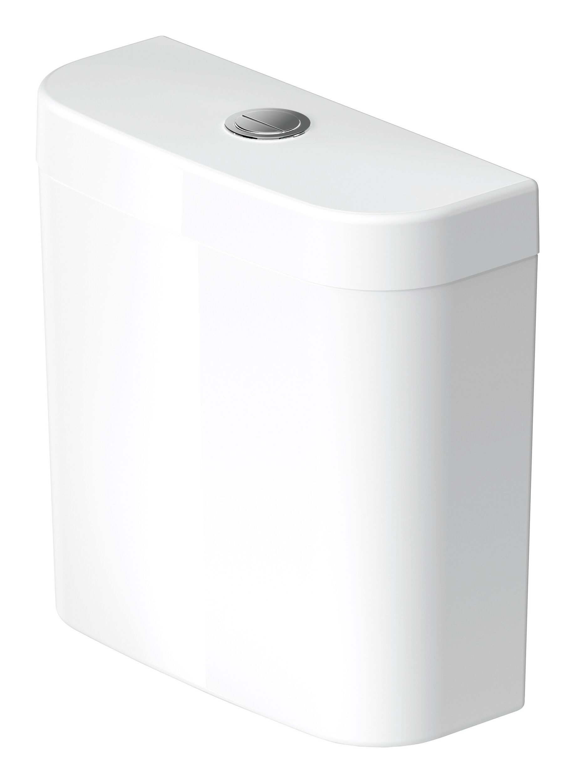 Duravit Spülkasten Happy D.2 Plus 3, 6 L Anschluss unten links - Weiß Hochglanz
