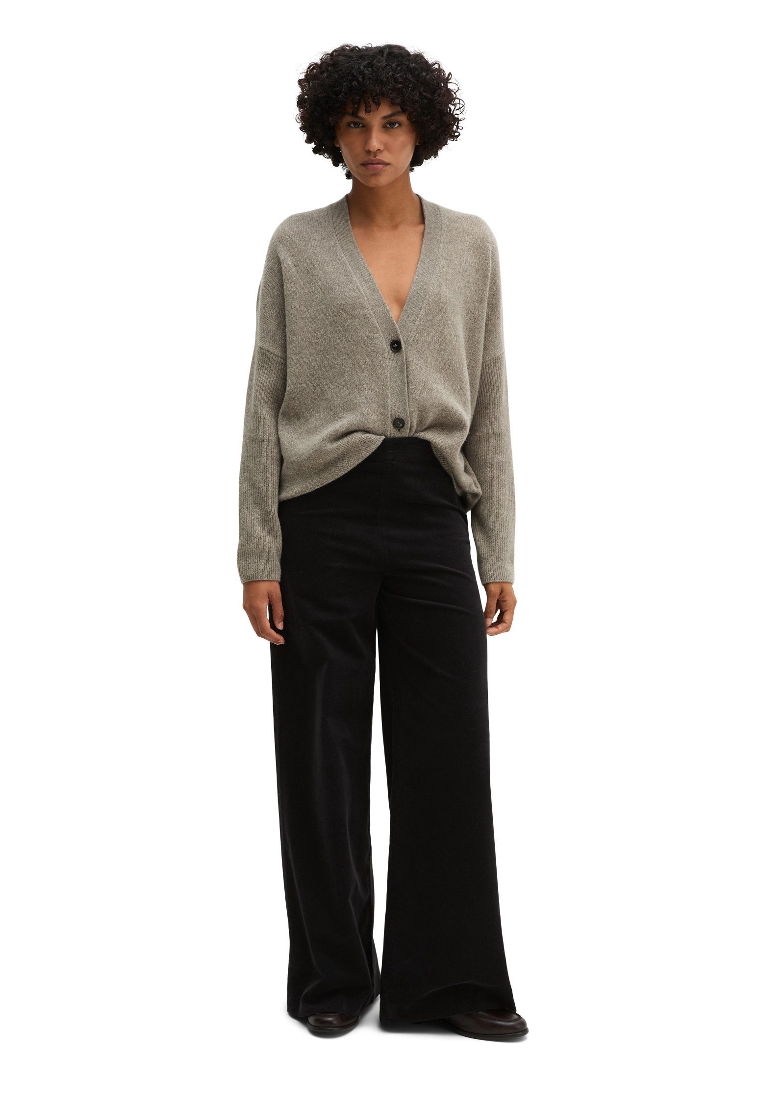 Marc O'Polo Samthose MARGO WIDE Model Margo wide aus Organic Cotton-Stretch – Bild 4 von 5