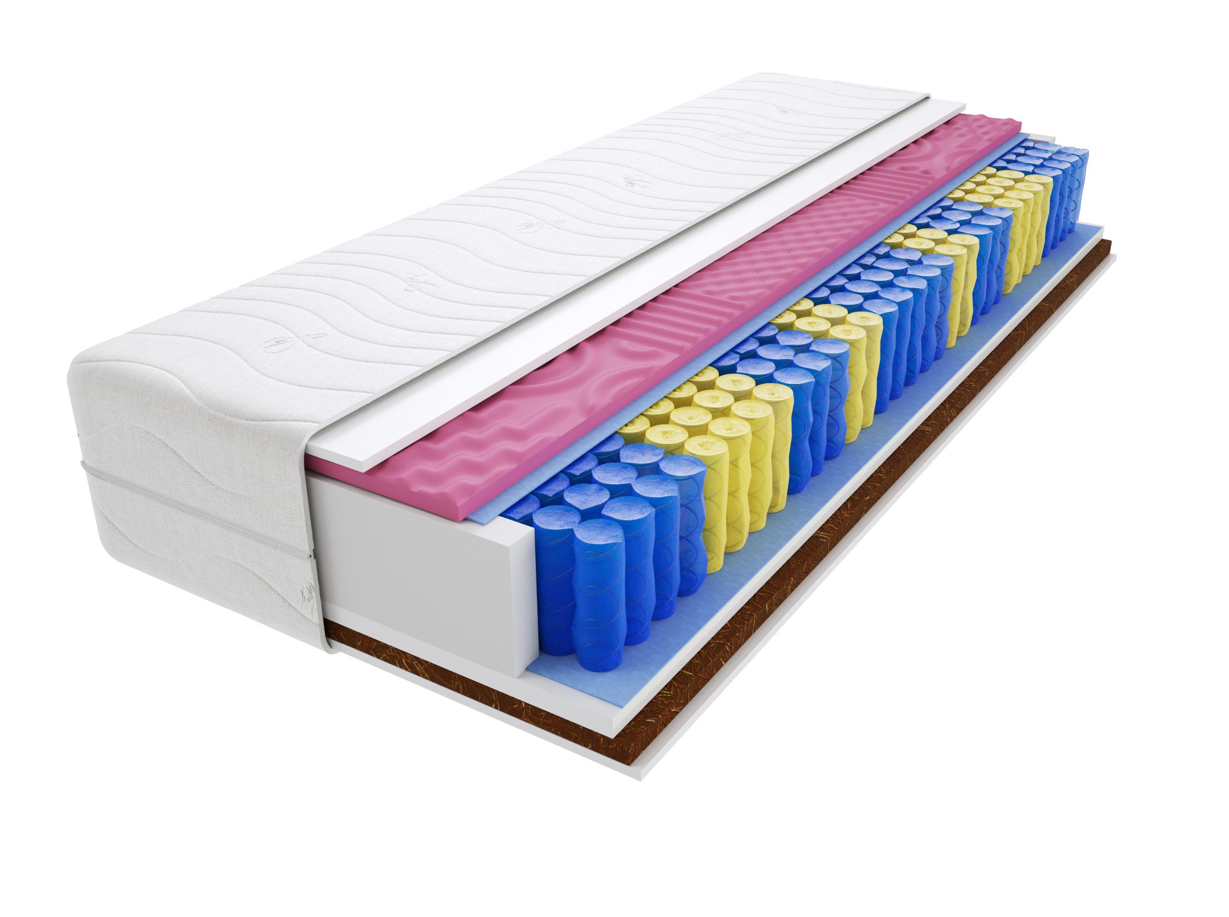 Taschenfederkernmatratze Nepal Matratze, Taschenmatratze Molet Max 170x215 cm - doppelseitige, Godre, 24 cm hoch