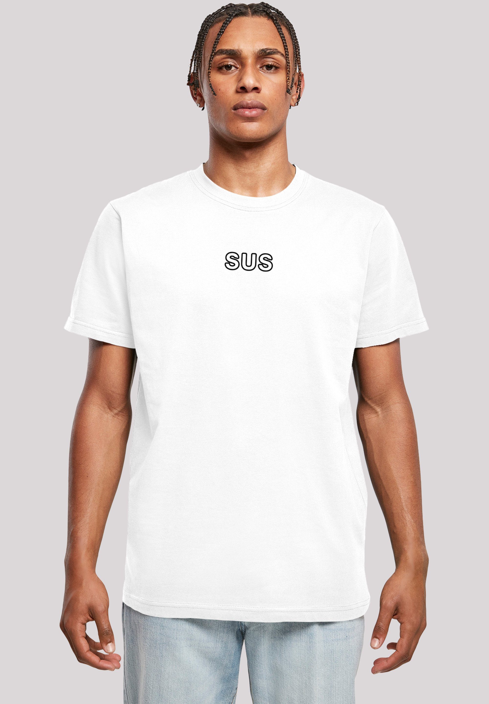 F4NT4STIC T-Shirt SUS slang 2022, weiß Jugendwort