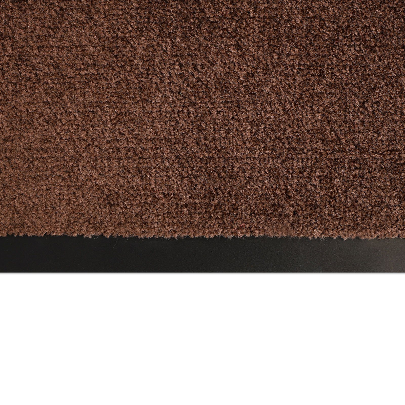 Fußmatte Schmutzfangmatte Monochrom Zuschnitt, Viele Farben 7 mm Floordirekt, & Höhe: Größen, Braun