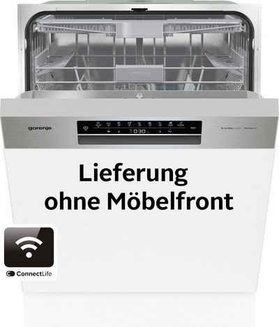 GORENJE teilintegrierbarer Geschirrspüler, GI 673B60, 9,6 l, 16 Maßgedecke, TotalDry autom. Türöffnung