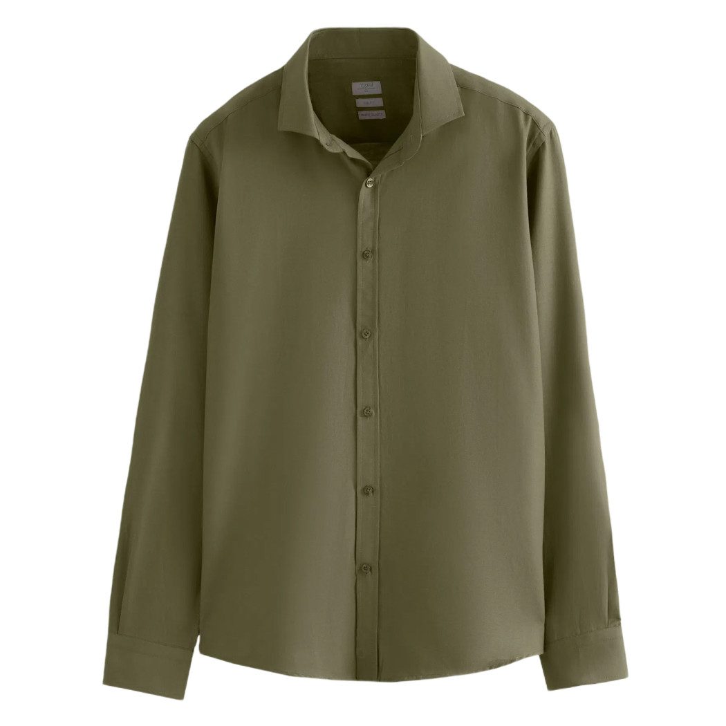 D'S DAMAT Frackhemd Twn Slim Fit Oxford-Hemd