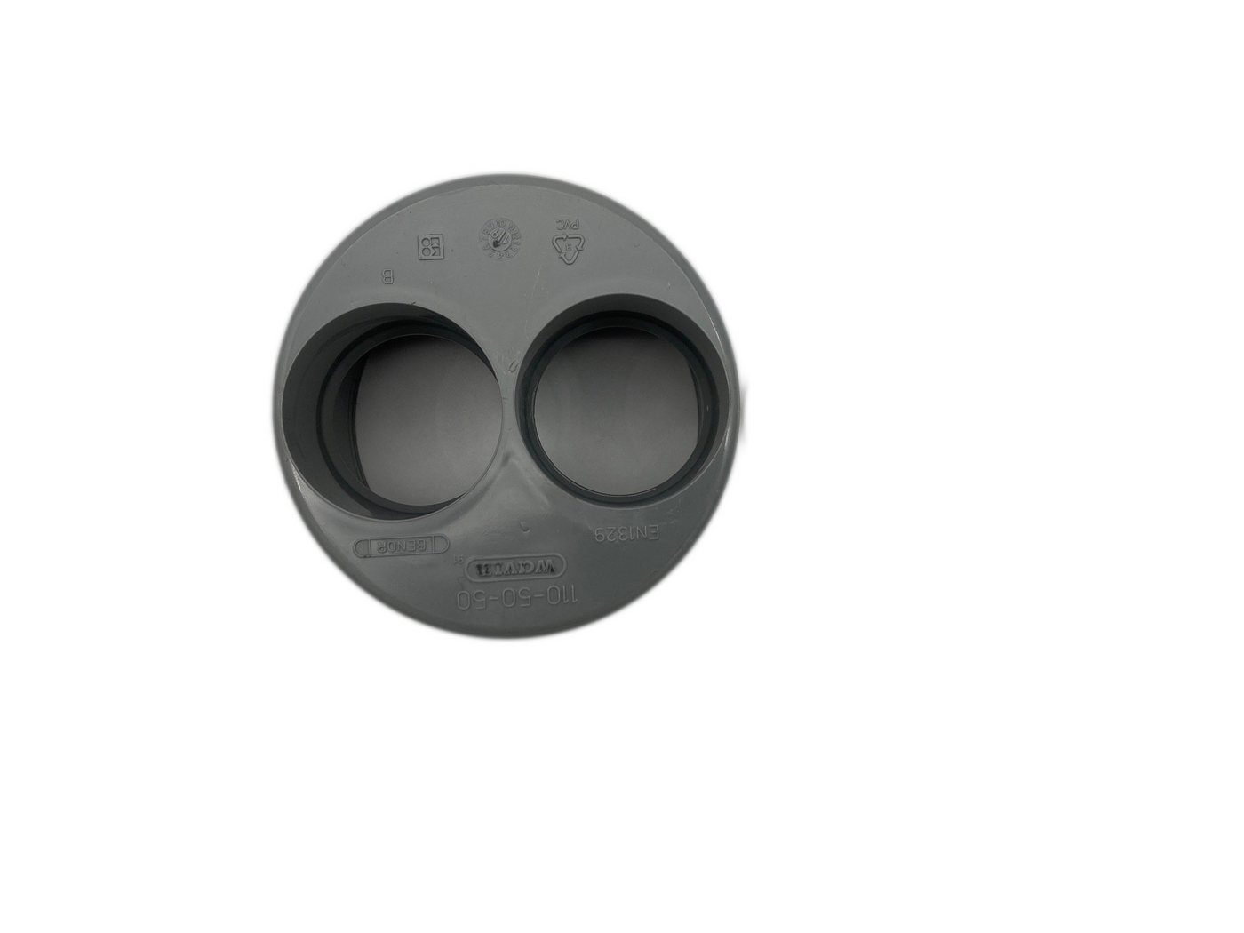 Thumbnail - SIBO Fluidra Netherlands B.V. Steckfitting 110 mm auf 2 x 50 mm Einsatz Reduzierung von Einsatz für KG Rohr Muffe