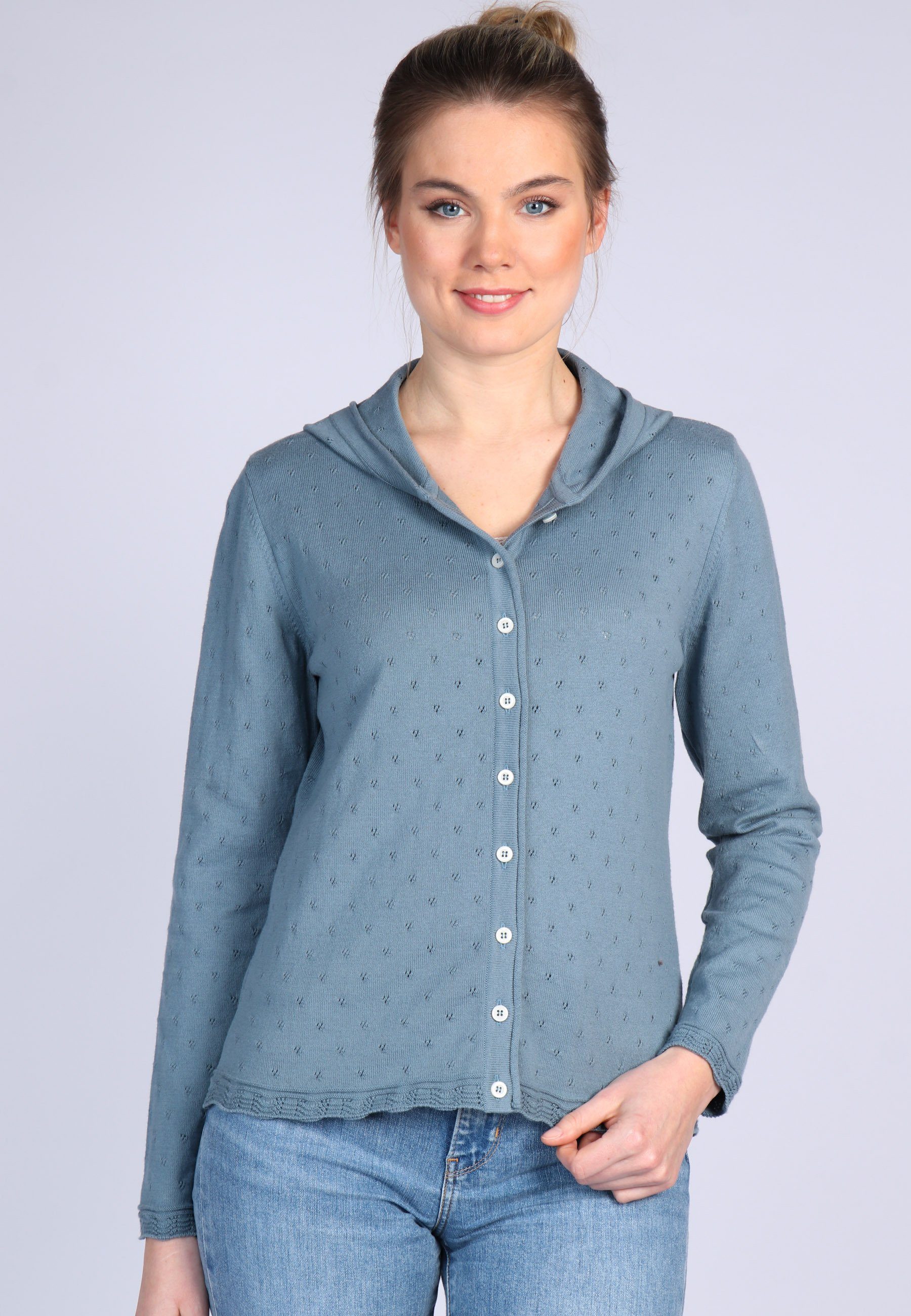 Sorgenfri Sylt Strickjacke Tammy Ajour-Strickdetails