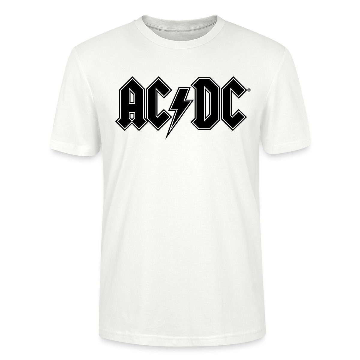 Spreadshirt T-Shirt AC/DC Schwarzes Logo Mit günstig online kaufen