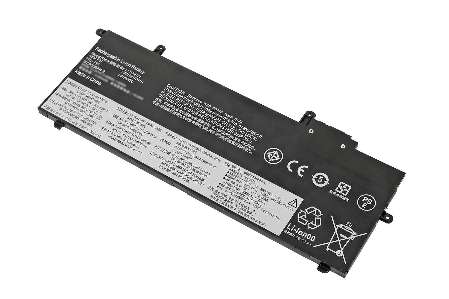 PowerSmart ThinkPad mAh ThinkPad Li-Polymer Ersatz X280-20KF für LENOVO Laptop-Akku V) X280(20KF001RGE), ThinkPad (11,4 4210 X280-20KE, NLV101.46P