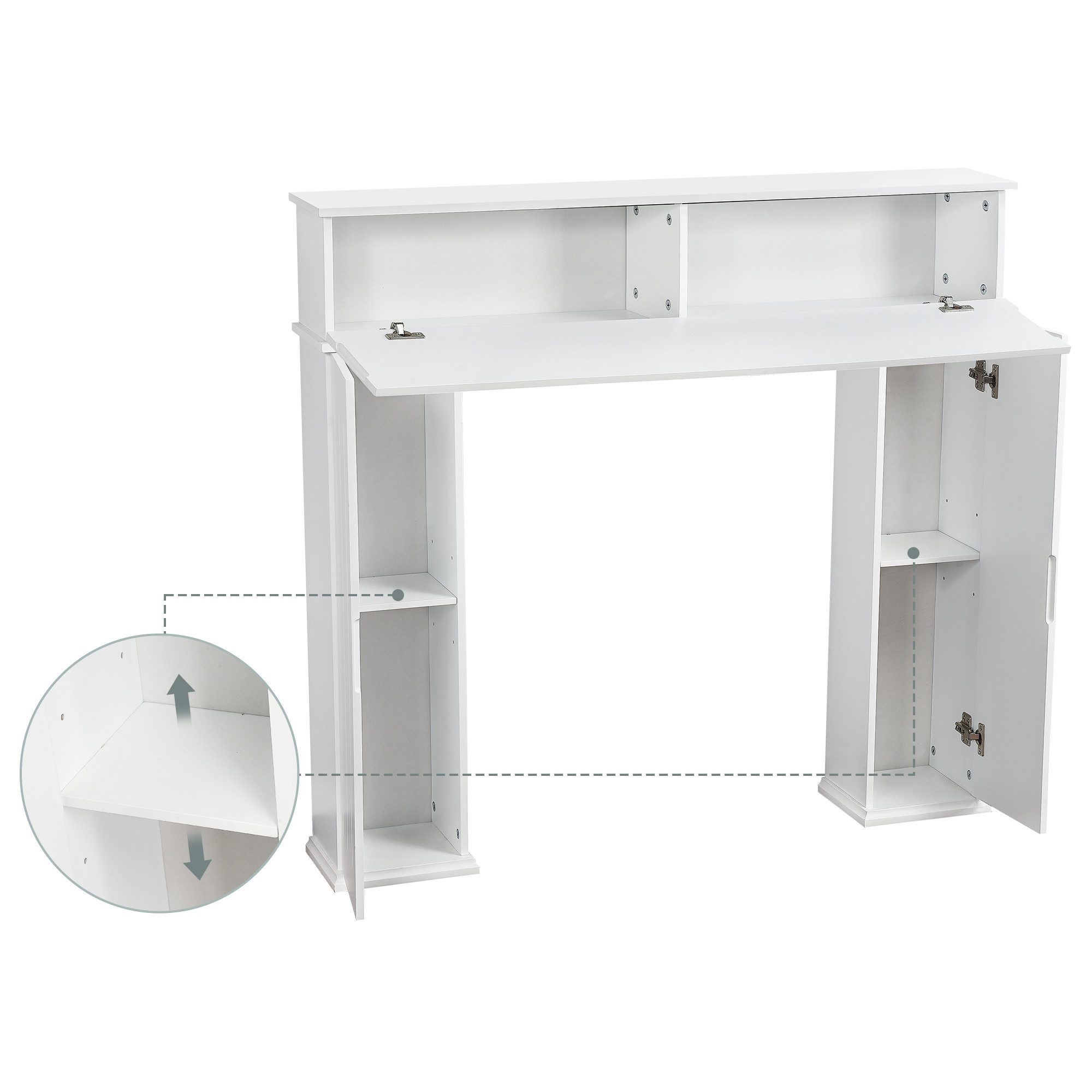 Furnishings Home Kaminumbauschrank Umbauschrank Geheimfach Kaminkonsole günstig online kaufen