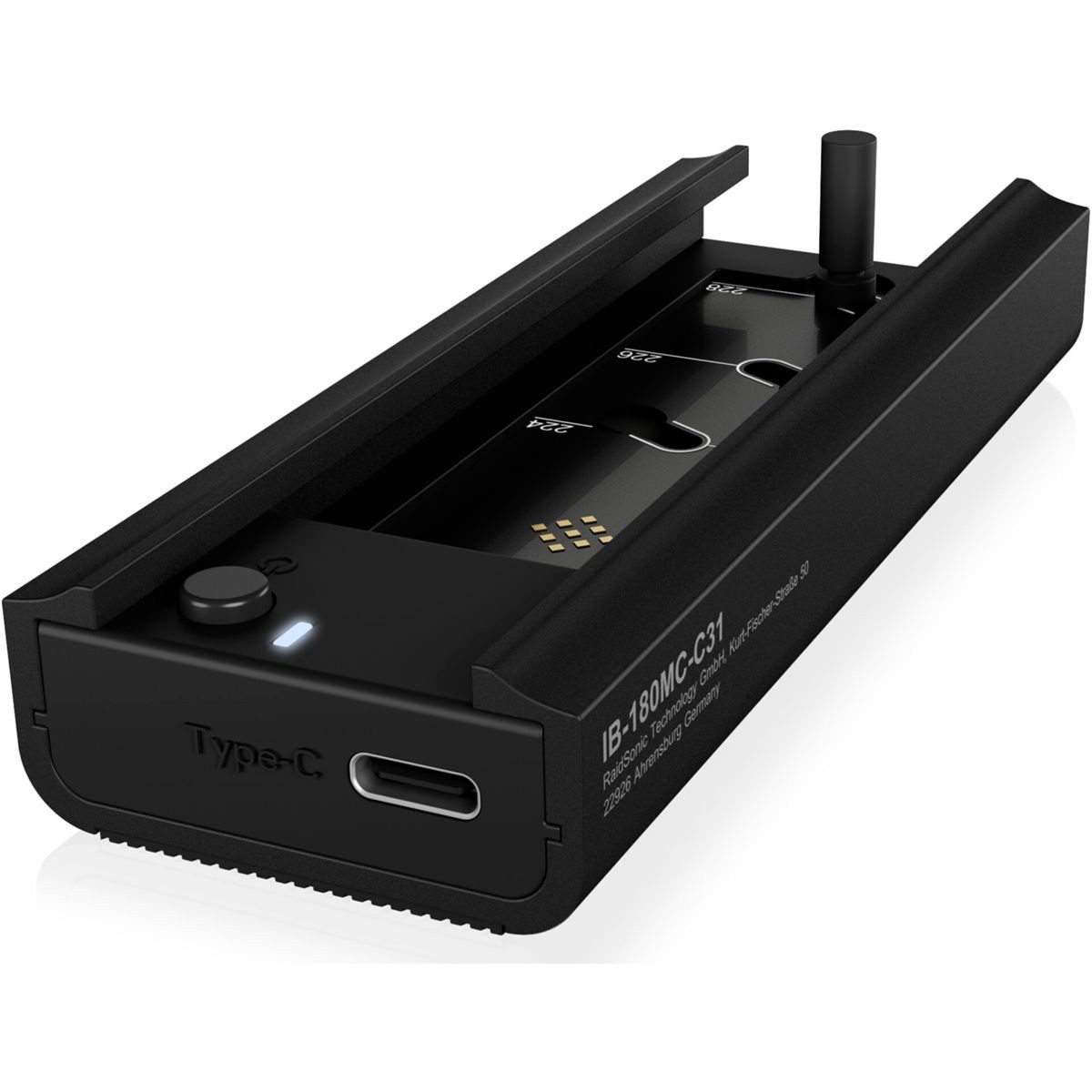 ICY BOX Festplatten-Gehäuse IB-180MC-C31 DockingStation M.2 NVMe&SATA SSD