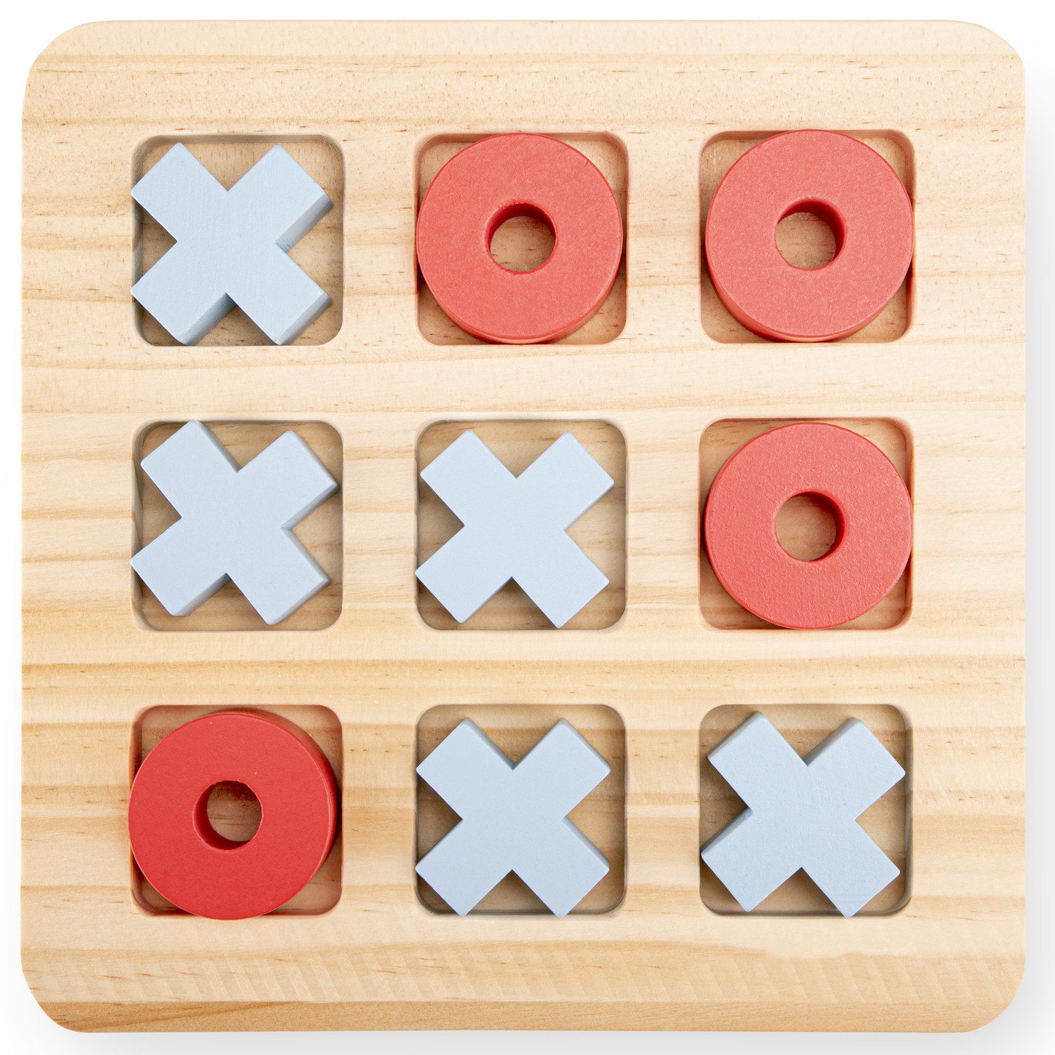 New Classic Toys® Spielesammlung Tic Tac Toe, Brettspiel, Holzspielzeug, FSC®-zertifiziert