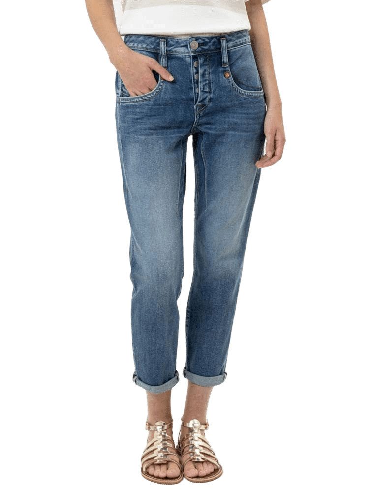 Herrlicher Boyfriend-Jeans Shyra Cropped hohe Leibhöhe günstig online kaufen