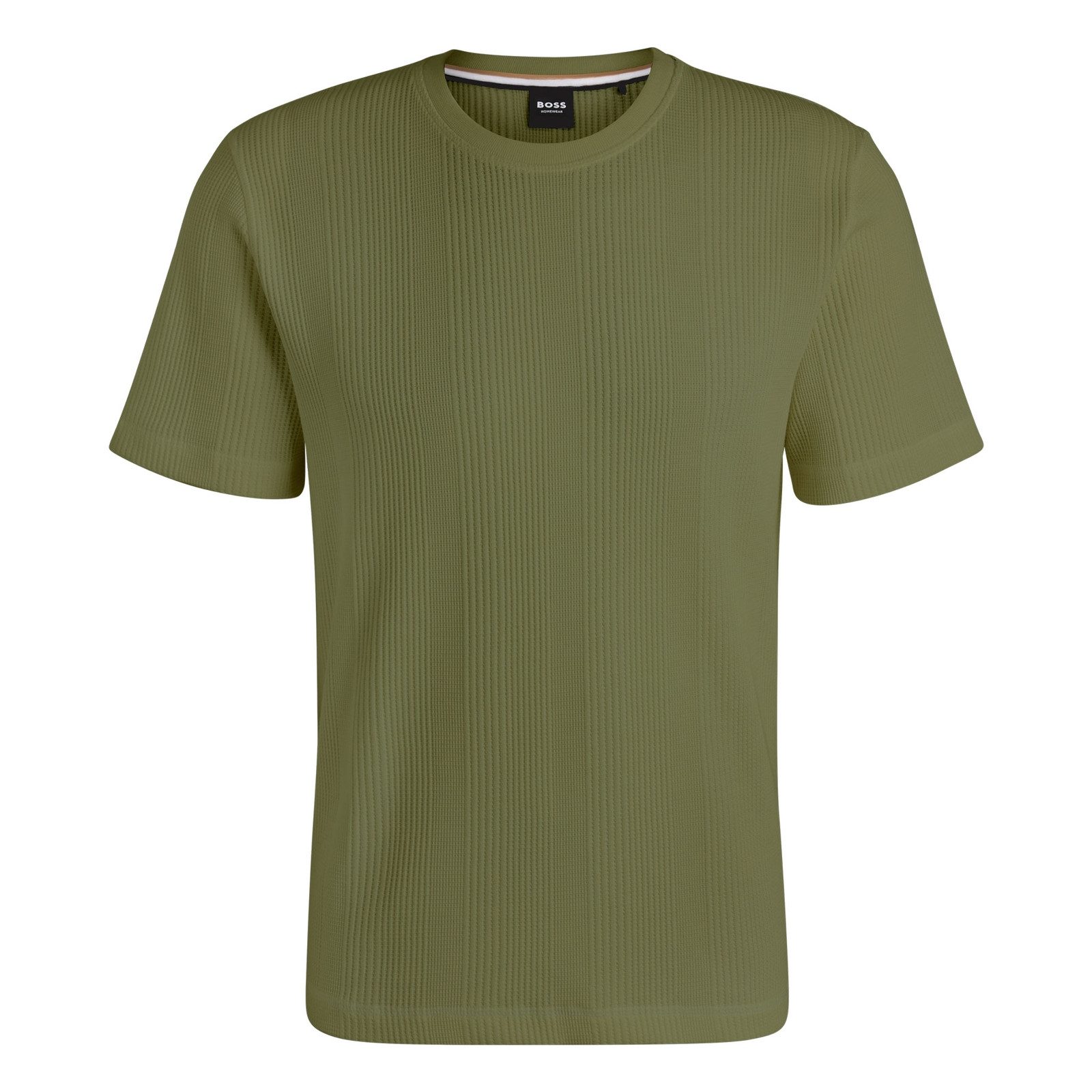 BOSS Kurzarmshirt Structure T-Shirt kurzärmelig günstig online kaufen