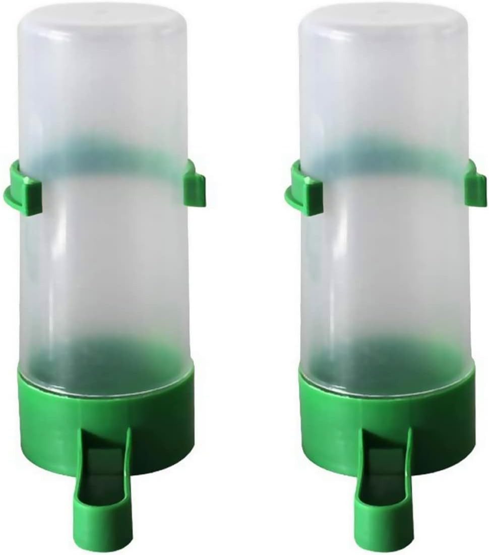 FELIXLEO Futterstation 2 Stueck Vogel Wasserspender Automatischer Futterspender