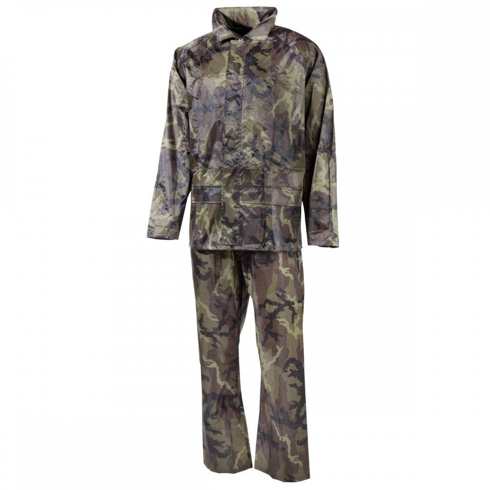 MFH Regenmantel Regenanzug, Polyester, M 95 CZ tarn - XXXL mit Kapuze günstig online kaufen