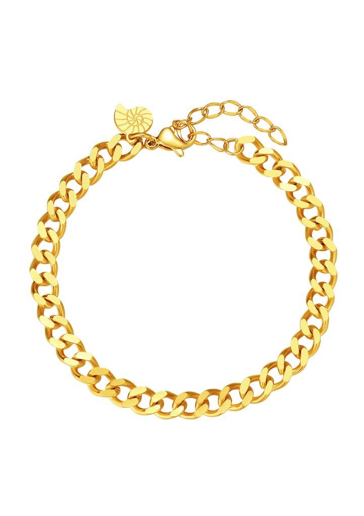 Hey Happiness Armband Panzer Großgliedrig, 18K günstig online kaufen