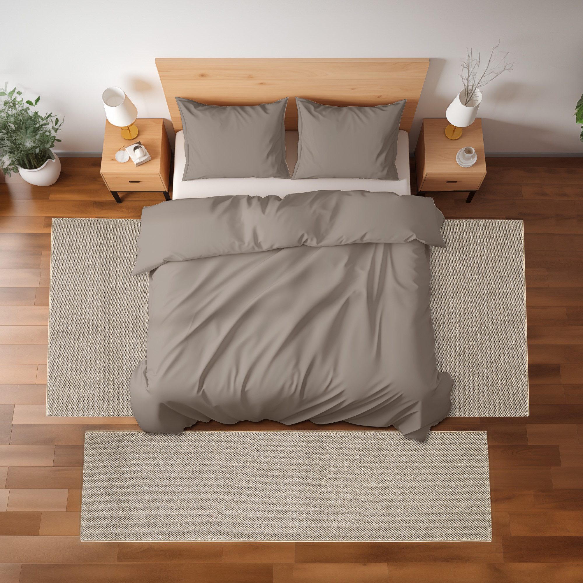 Carpettex Kurzflor-Bettumrandung Bordüre Design, Höhe 7 mm, (Bett-Set, 3-tl günstig online kaufen