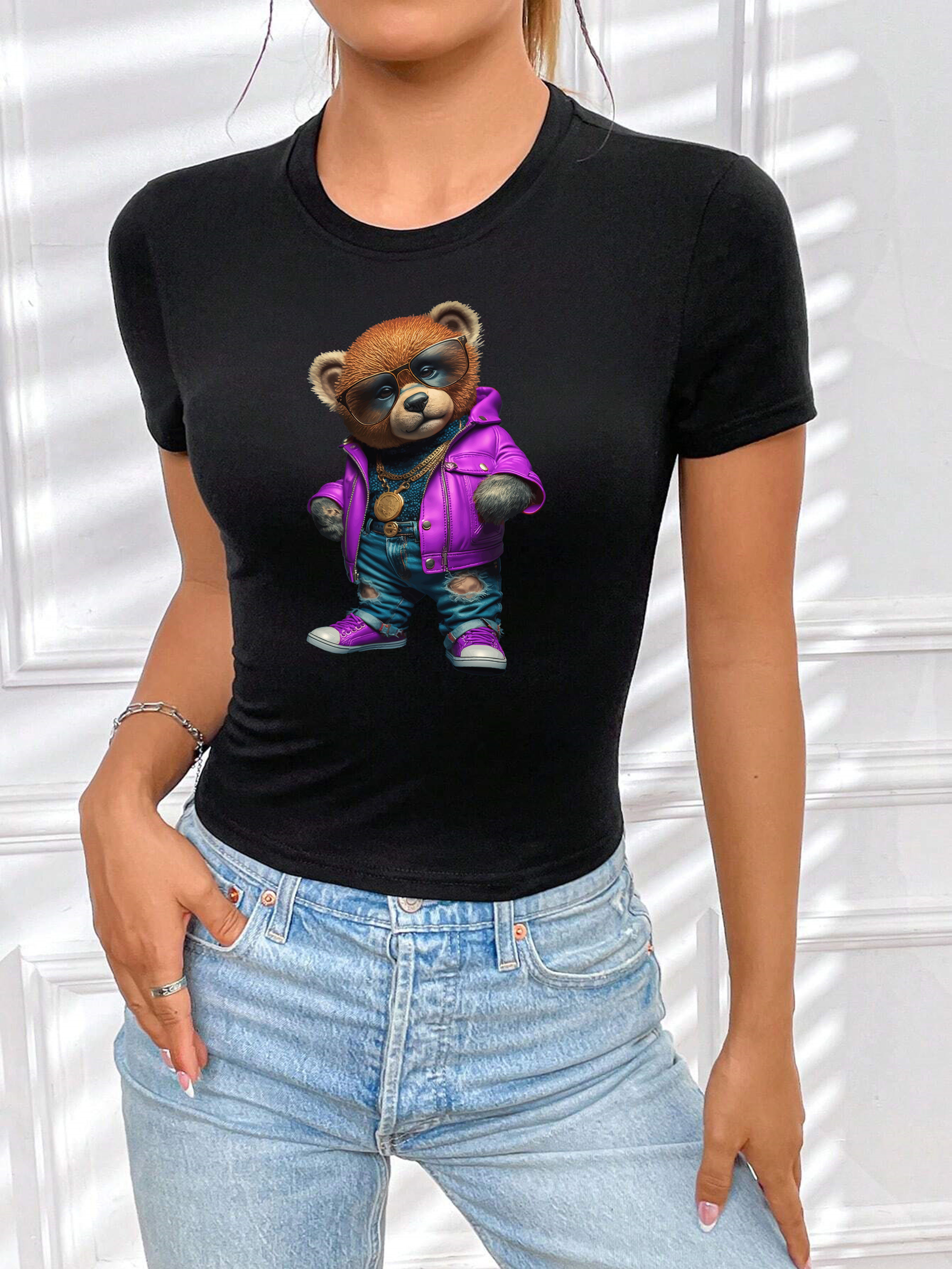 RMK Print-Shirt Damen Shirt kurzarm Rundhalsshirt günstig online kaufen