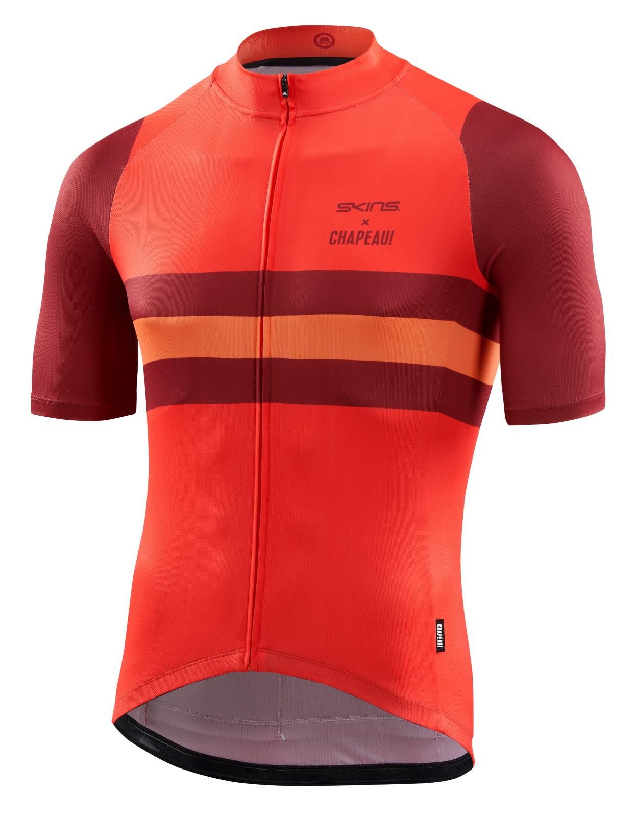 Skins T-Shirt Cycle X Chapeau (Front-Reißverschluss, schnelltrocknend)