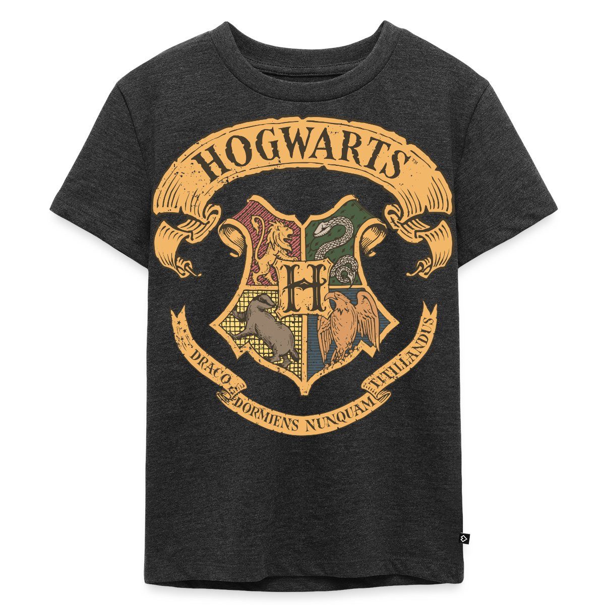 Spreadshirt T-Shirt Harry Potter Hogwarts Wappen Kinder Premium T-Shirt (1-tlg)