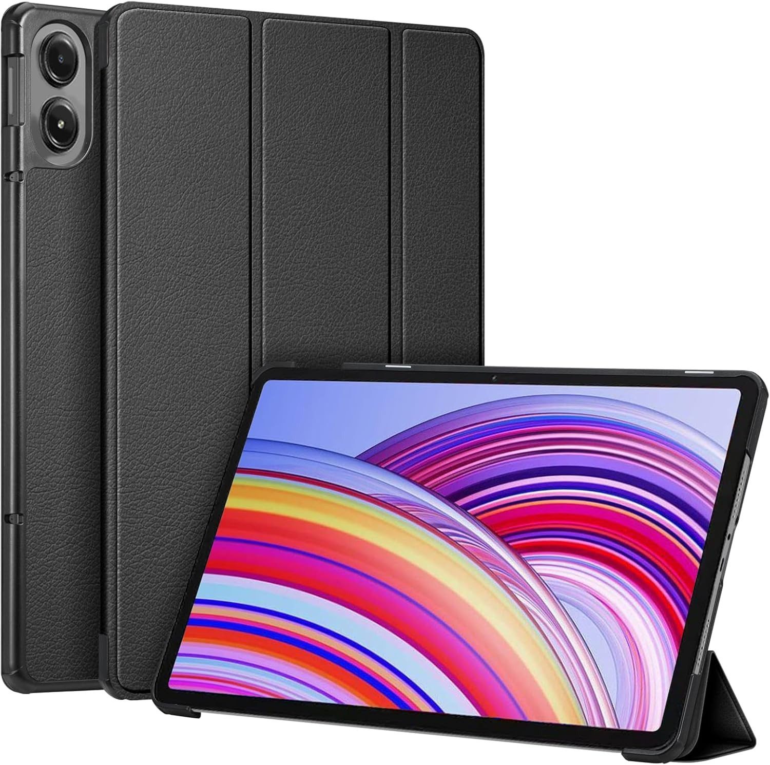 Fintie Tablet-Hülle für Xiaomi Redmi Pad Pro 12.1 Zoll 2024 - Ultra Schlank Leicht Cover, Kunstleder Schutzhülle mit Auto Schlaf/Wach Funktion