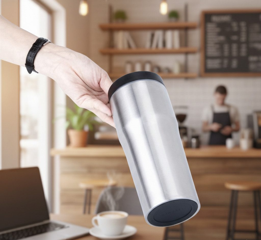 MORRENT Thermobecher Teebecher 480ml - Isobecher auslaufsicher für Tee oder Kaffee Mug