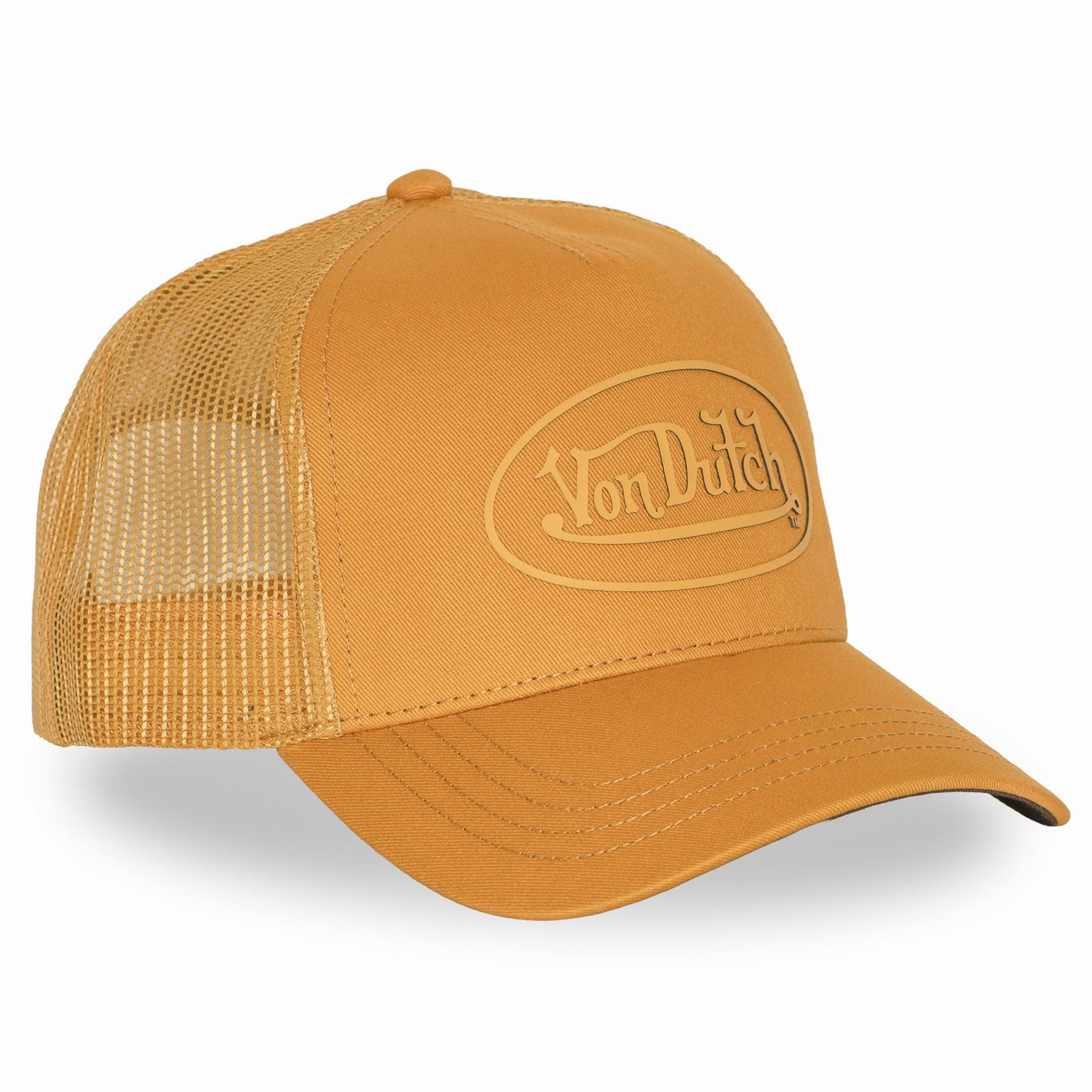 Von Dutch Trucker Cap Von Dutch Originals Trucker Cap - CALIFORNIA Twill Rubber T/T (Basecap, Basecap, Meshcap, Trucker Kappe)