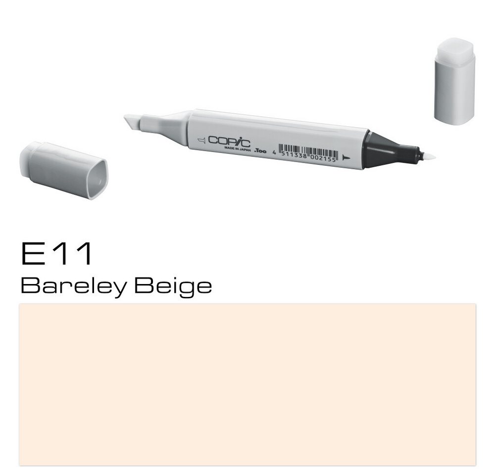 Thumbnail - COPIC Marker Marker E11, Bareley Beige - Layoutmarker für Grafiker und Designer, (1-tlg)