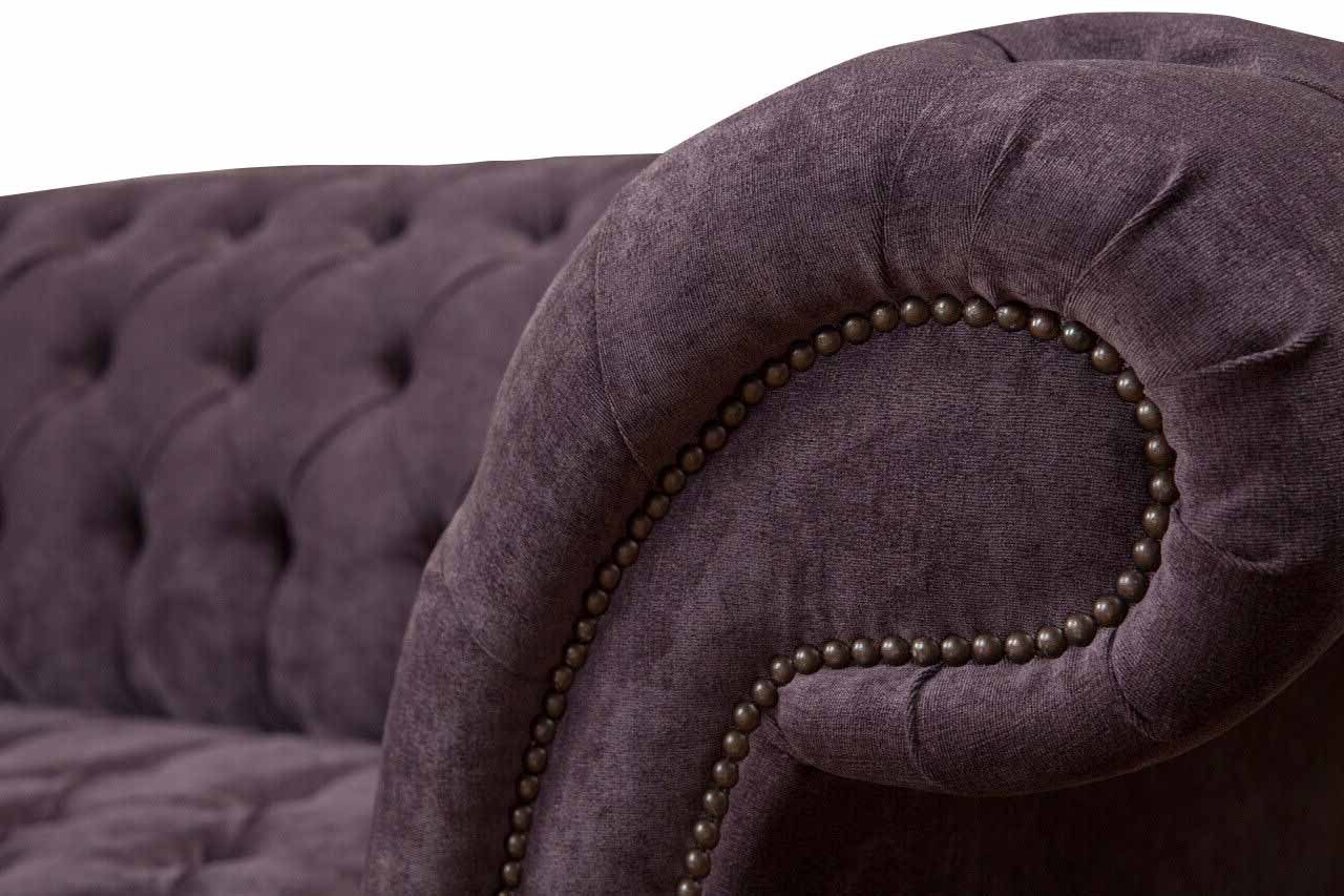 Sofa Chesterfield-Sofa, 4 Chesterfield Klassisch JVmoebel Wohnzimmer Design Sofas Sitzer