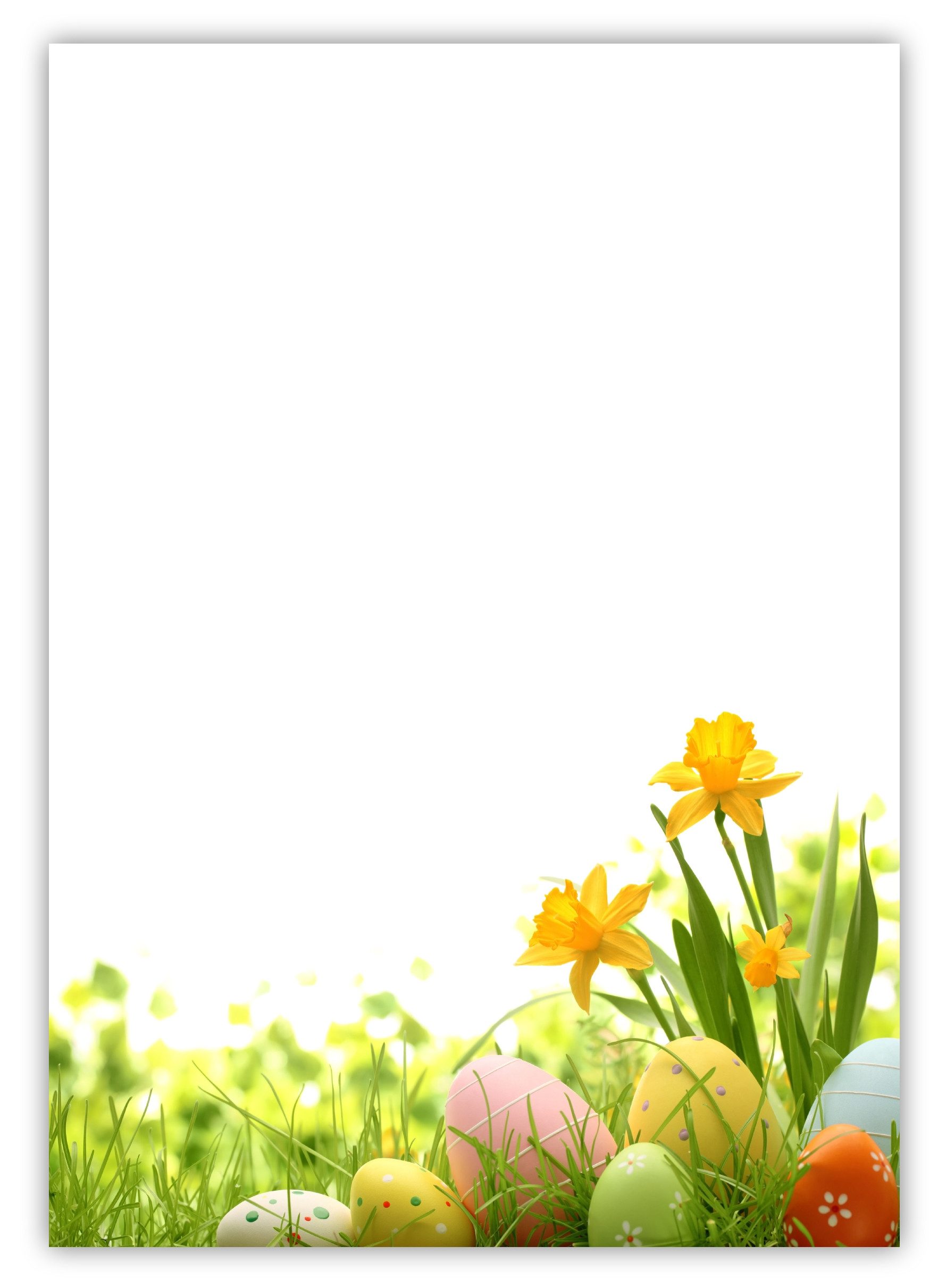 Briefpapier Motivpapier Ostern DIN A4 gut beschreibbar