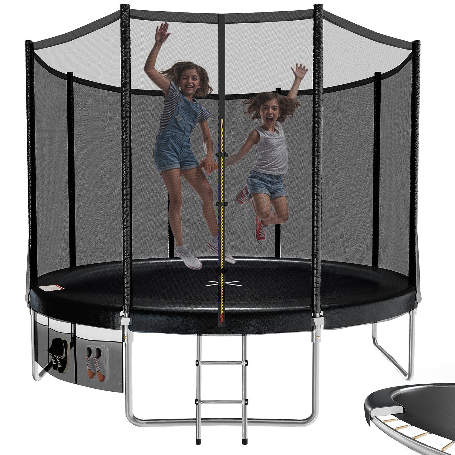 Gartentrampolin Ø 228 cm Kindertrampolin Outdoor Trampolin