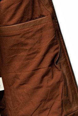 Zimmert Leather Lederjacke Finja (Gelb, Beige, Braun, Cognac) weiches Leder, Stehkragen