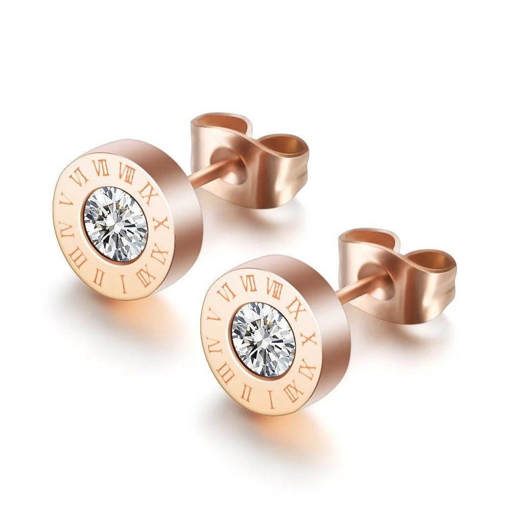 ROUGEMONT Paar Ohrstecker Zirkonia Ohrstecker Edelstahl günstig online kaufen