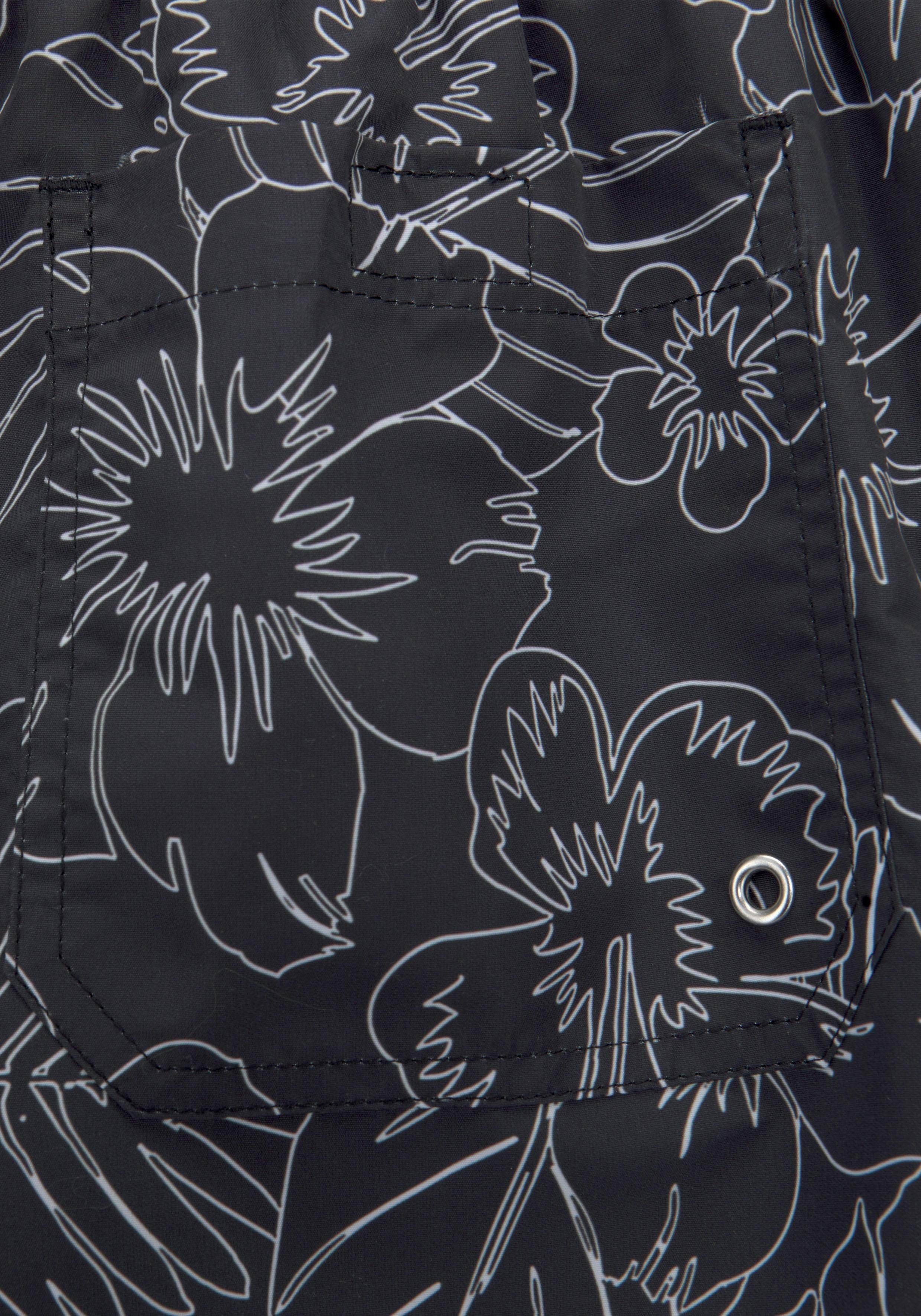 s.Oliver Badeshorts mit modernem Print – Bild 3 von 5