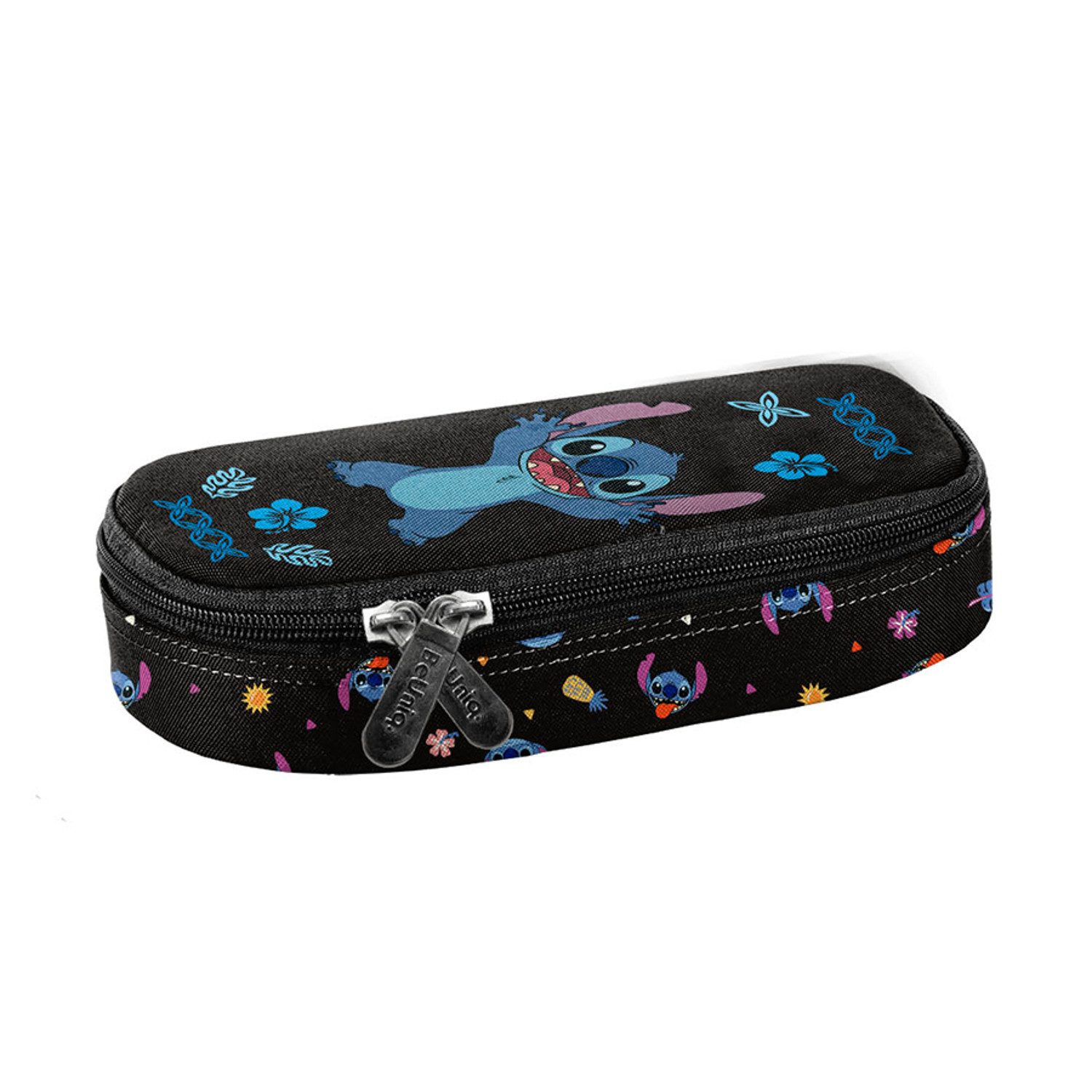 PASO Schulrucksack BeUniq Stitch Schulset: Rucksack, Federmäppchen, Tasche (3-tlg), Rucksack mit drei Fächern, Laptopfach und verstärkter Unterseite – Bild 5 von 5