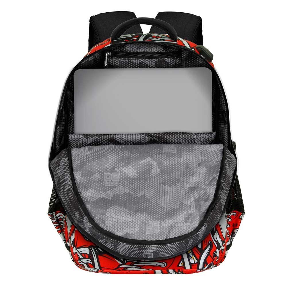 PRO DG Laptoprucksack Sneak großer Rucksack Tagesrucksack Alltagsrucksack Schulrucksack, USB-Anschluss für elektronische Geräte