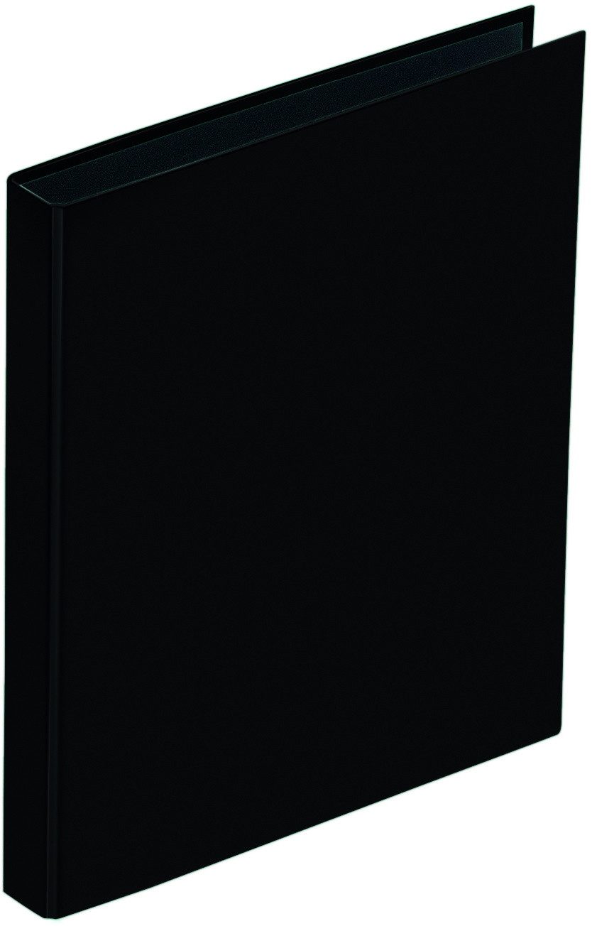 Präsentationsordner Ringbuch A4 20mm 2 Ringe schwarz