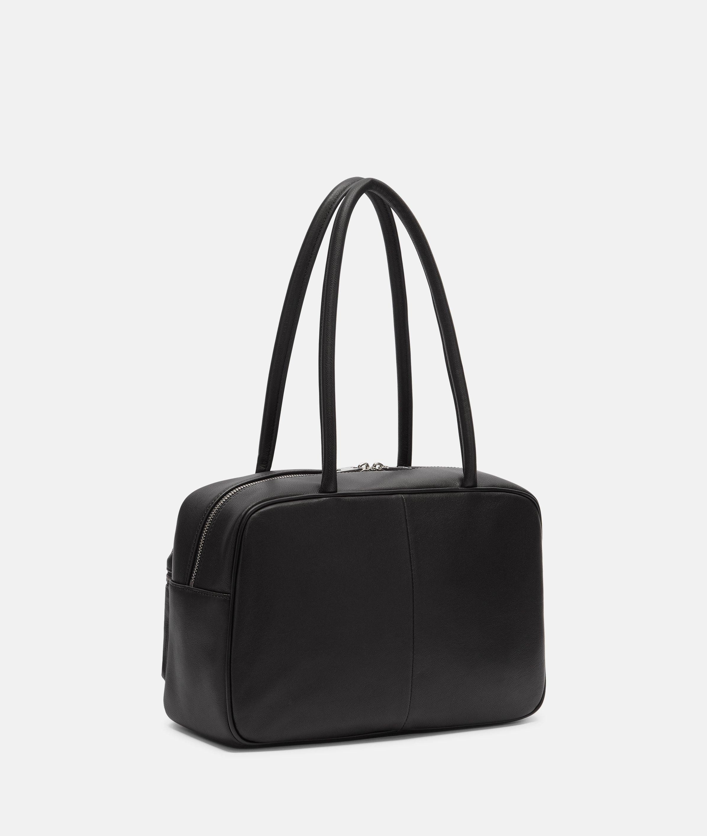 Liebeskind Berlin Schultertasche Satchel, Mittelgroße Tasche aus Ziegenlede günstig online kaufen