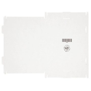 KK Verpackungen Versandkarton, 25 Großbriefkartons 332 x 245 x 15 mm Postversand Warenversand Wellpappkartons Weiß