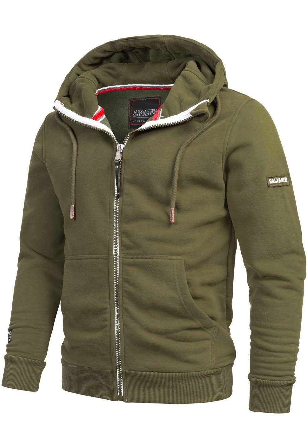 Alessandro Salvarini Sweatjacke "ASBergamo" aus hochwertigem, warmem Materi günstig online kaufen