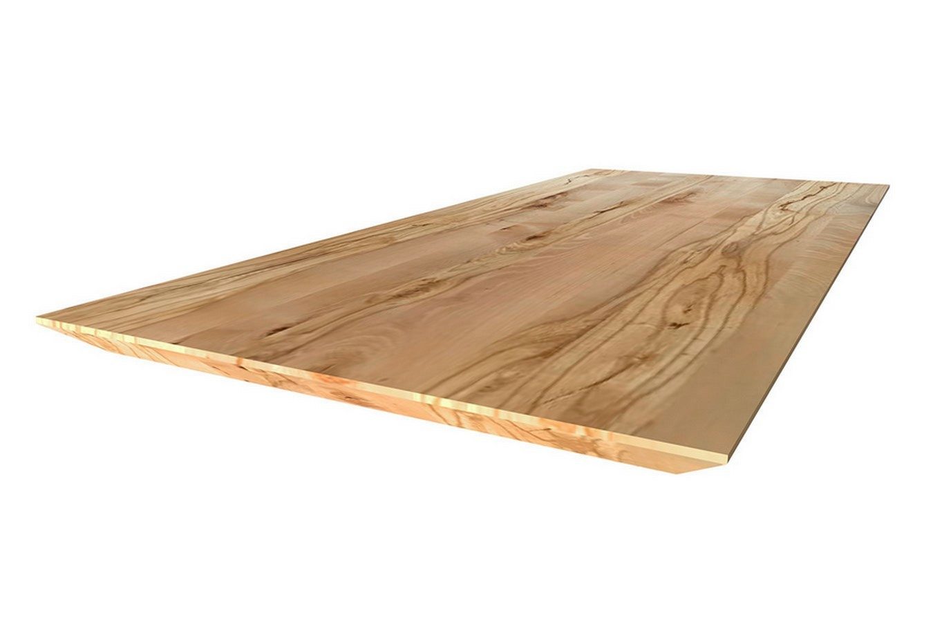 Tischhelden Tischplatte Tischplatte 8 cm Wildbuche massiv schweizer Kante